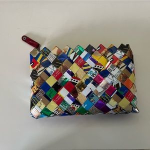 Candy wrapper clutch